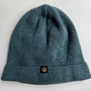 Goorin bros beanie blue extrafine merino wool